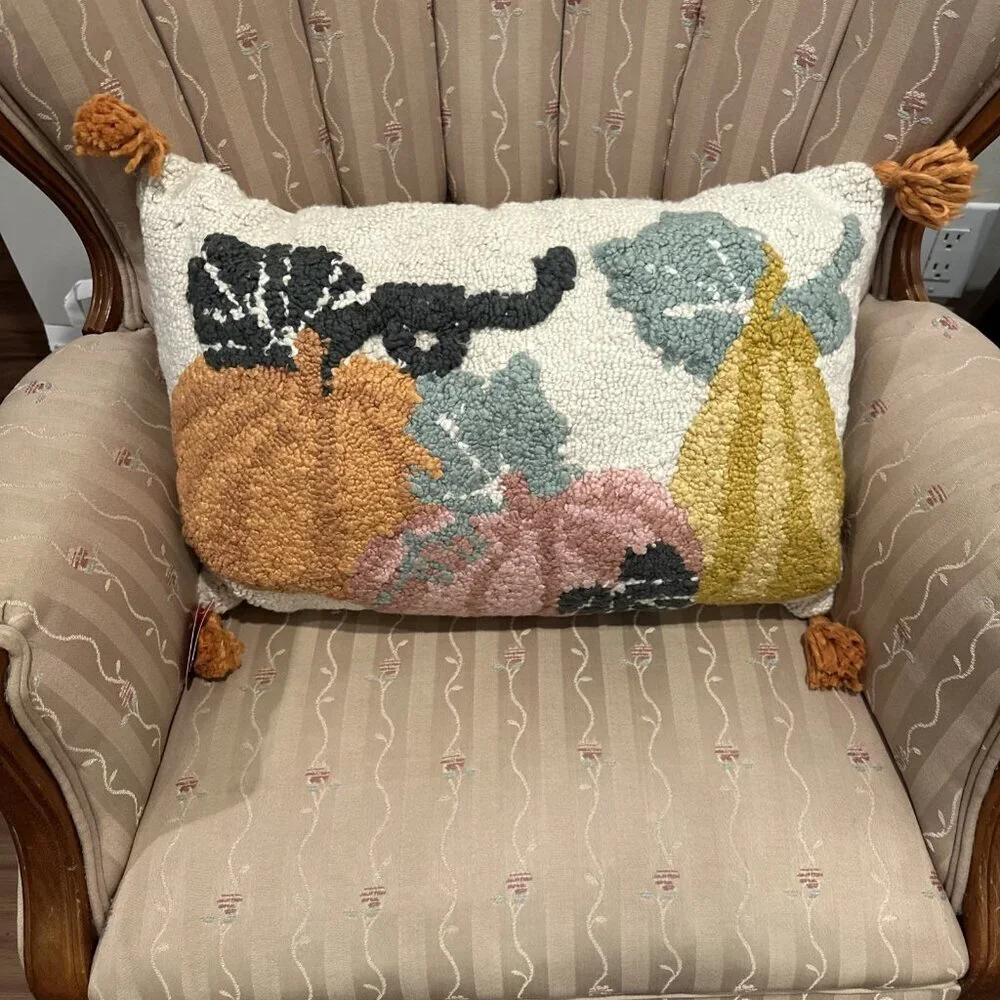 Opalhouse Jungalow Pumpkin And Gourd Lumbar Pillow